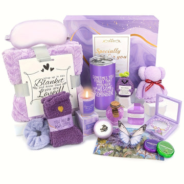 Mother's Day Gifts, Mothers Day Gifts for Mom, Mother's Day Gift, Mother's Day, Gift Sets for Women [16pcs Lavender Gift Box] Exclusive gift set for women - Unique present for mother, wife, girlfriend, and sisters on birthday/Christmas/Valentine's Day